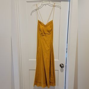 Cleobella Gold Metallic Midi
